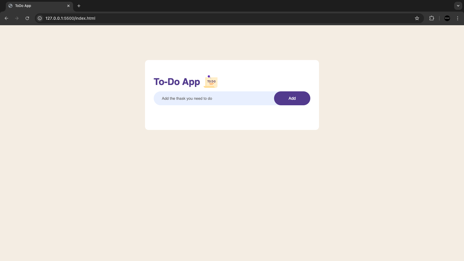 To-Do App